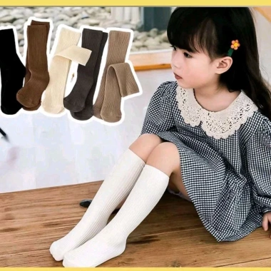 Tất đùi gân tăm bé 2-12 tuổi phong cách Hàn Quốc - Giá chỉ 38.000đ, giảm từ 46.360đ