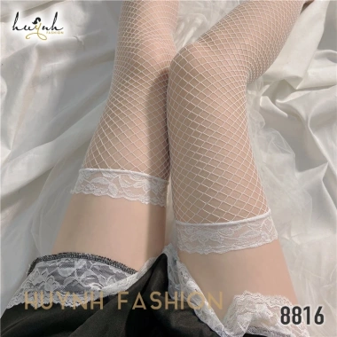 Tất Đùi Lưới Ren Sexy Dài Gối - Cosplay V01a Giá 13.720 VND Giảm Giá Hấp Dẫn 2