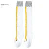 Tất Gà Chân Nữ Dài Đầu Gối Hoạt Hình Ngộ Nghĩnh Cotton 3D In Móng Vuốt HOT 8