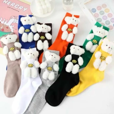 Tất gấu cotton co giãn G.Lady Store loại 1 - Siêu mềm, giảm còn 60k, ship hoả tốc