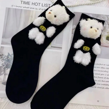 Tất gấu cotton co giãn G.Lady Store loại 1 - Siêu mềm, giảm còn 60k, ship hoả tốc