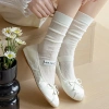 Tất Gothic Mỏng Rỗng Ra Rời Nữ Thả - Cotton Màu Trơn Thoáng Khí Giá 22.113₫ 4