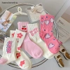 Tất hoa hồng nữ thời trang Harajuku - Vớ cotton ngọt ngào, giản dị, giá 42.768₫ 2