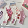 Tất hoa hồng nữ thời trang Harajuku - Vớ cotton ngọt ngào, giản dị, giá 42.768₫ 5