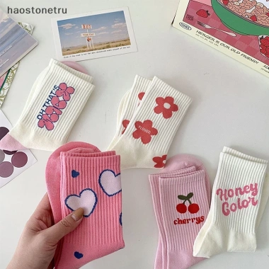 Tất hoa hồng nữ thời trang Harajuku - Vớ cotton ngọt ngào, giản dị, giá 42.768₫ 7 Tất hoa hồng nữ thời trang Harajuku - Vớ cotton ngọt ngào, giản dị, giá 42.768₫ 7
