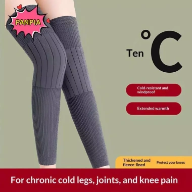 Tất len cashmere ấm áp + KneePad bảo hộ đầu gối nam nữ, chống gió lạnh, giá 51.408₫ Tất len cashmere ấm áp + KneePad bảo hộ đầu gối nam nữ, chống gió lạnh, giá 51.408₫
