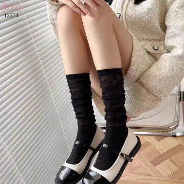 Tất lụa màu trơn mỏng mát mùa xuân hè, thiết kế JK Nhật Bản nữ - Giá chỉ 39.000₫ 10