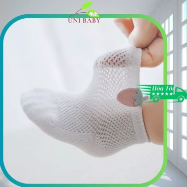 Tất lưới Nemo baby Set 3 đôi cho bé 0-5 tuổi - Đồ sơ sinh mềm mại, giá ưu đãi 80.001₫ Uni Baby
