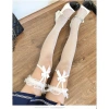 Tất lưới nữ phối dây treo chống tụt, choker đùi đính đá - Giá chỉ 21.000₫ 4