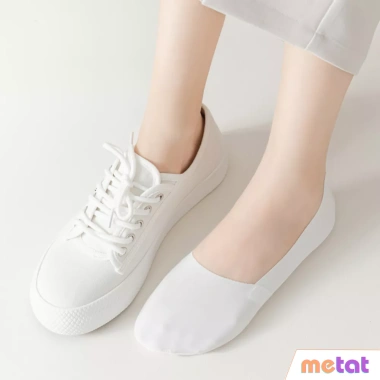 Tất Lười Nữ Vải Su Mềm Mịn - Tất Nửa Bàn Chân Ôm, Chống Tuột, Đi Giày Cao Gót, Giá 20k