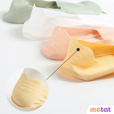 Tất Lười Nữ Vải Su Mềm Mịn - Tất Nửa Bàn Chân Ôm, Chống Tuột, Đi Giày Cao Gót, Giá 20k