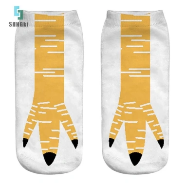 Tất Móng Vuốt Gà 3D Unisex - Tất Ngắn Mềm Mại, Halloween Cosplay, Giá 42.660 VND