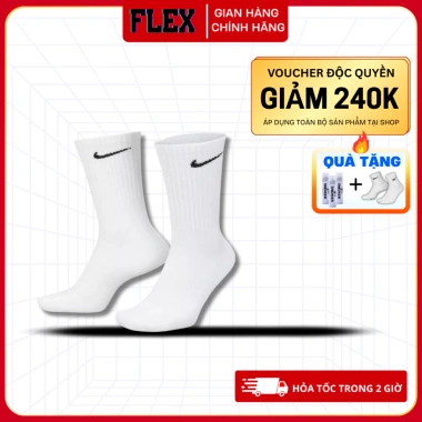 Tất nam nữ cổ trung màu trắng không xù vải, thấm hút mồ hôi, giá chỉ 30.000₫ (giá gốc 38.700₫) Tất nam nữ cổ trung màu trắng không xù vải, thấm hút mồ hôi, giá chỉ 30.000₫ (giá gốc 38.700₫)