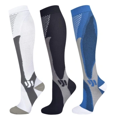 Tất nén 1/3 đôi nam nữ - Giãn tĩnh mạch, hỗ trợ đầu gối, giảm đau & chống trượt khi chạy bộ du lịch