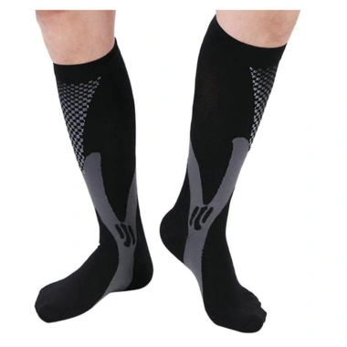Tất nén 1/3 đôi nam nữ - Giãn tĩnh mạch, hỗ trợ đầu gối, giảm đau & chống trượt khi chạy bộ du lịch