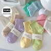 Tất ngắn cổ cao cấp gân vintage đa màu - Giá 6.900 VND, giảm ngay