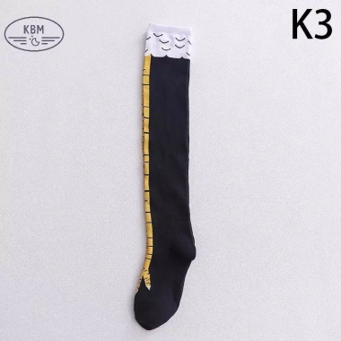 Tất nữ cao đến đầu gối cotton họa tiết gà chân 3D vuốt ngộ nghĩnh FSSG - Giá 57.240đ 9