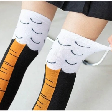 Tất nữ chân gà ngộ nghĩnh Over-The-Knee, phù hợp gym, cosplay, giảm còn 39.960₫
