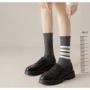 Tất nữ cổ cao ulzzang Hàn 18cm cotton dày dặn 83% và 4 sọc Qu ốc, giá ưu đãi 24.000đ 3