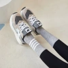 Tất nữ cổ cao ulzzang Hàn 18cm cotton dày dặn 83% và 4 sọc Qu ốc, giá ưu đãi 24.000đ 10