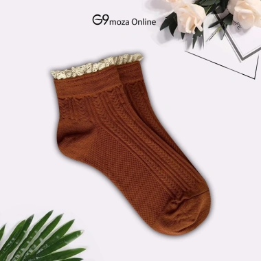 Tất nữ cổ ngắn ren G9moza 01 - Thiết kế duyên dáng, giảm giá 23% chỉ 18.000₫ 4