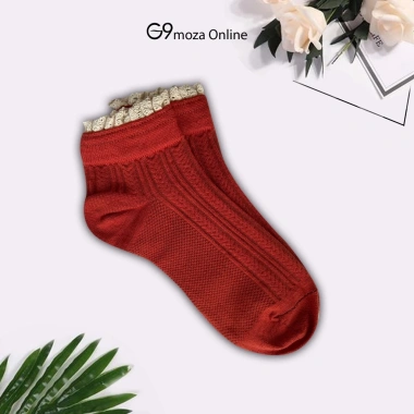 Tất nữ cổ ngắn ren G9moza 01 - Thiết kế duyên dáng, giảm giá 23% chỉ 18.000₫ 10
