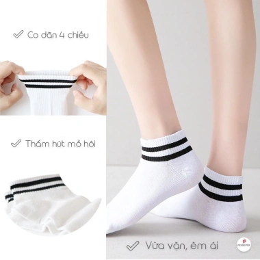 Tất Nữ Vintage Hàn Quốc Cổ Cao Cotton FREESHIP mẫu TA5 - Đẹp, 8.000đ 2