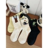 Tất Nữ Xuân Thu Cotton Không Xương 3D Ins Hàn Quốc - Thiết Kế Hoạt Hình Dễ Thương 9