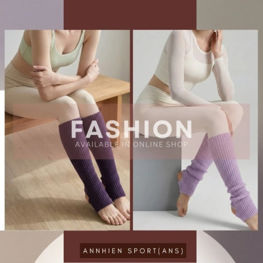 Tất ống tập yoga Vớ Nữ An Nhiên - Cotton thoáng khí, chống trơn trượt, co giãn, dáng thể thao, 89.000₫ 4