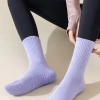 Tất tập Gym Yoga Pilates chống trơn trượt, vớ chân nữ cổ lửng cotton thoáng khí - 29.000₫ 3