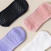 Tất tập Gym Yoga Pilates chống trơn trượt, vớ chân nữ cổ lửng cotton thoáng khí - 29.000₫ 6