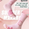 Tất Thể Thao Nữ Cổ Lửng Heartbeat – Vớ Chạy Bộ & Gym Cổ Cao, Kháng Khuẩn, Thoáng Khí, Co Giãn Êm Ái - Lady In Motion