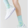 Tất Thể Thao Nữ Cổ Lửng Heartbeat – Vớ Chạy Bộ & Gym Cổ Cao, Kháng Khuẩn, Thoáng Khí, Co Giãn Êm Ái - Lady In Motion 6