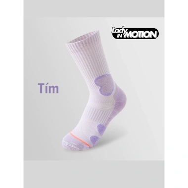 Tất Thể Thao Nữ Cổ Lửng Heartbeat – Vớ Chạy Bộ & Gym Cổ Cao, Kháng Khuẩn, Thoáng Khí, Co Giãn Êm Ái - Lady In Motion 10 Tất Thể Thao Nữ Cổ Lửng Heartbeat – Vớ Chạy Bộ & Gym Cổ Cao, Kháng Khuẩn, Thoáng Khí, Co Giãn Êm Ái - Lady In Motion 10