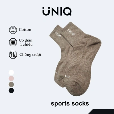 Tất Thể Thao UNIQ Cổ Cao Mềm Mại, Thoáng Khí – Giá chỉ 43.260₫, Đánh giá cao, Thoải mái vận động