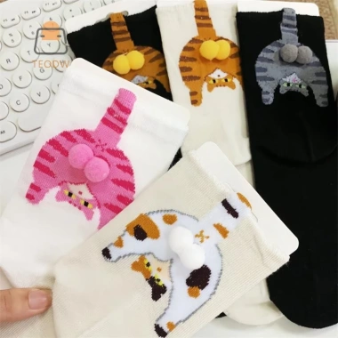 Tất trẻ em thoáng khí, họa tiết bóng ngộ nghĩnh - Quà tặng dễ thương cho bé yêu 3