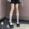 Tất vớ bắp chân ren lưới đính nơ dọc phong cách Lolita - thoáng mát, cá tính, cosplay gợi cảm cho nữ - 39.520 VND 2