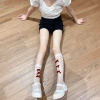 Tất vớ bắp chân ren lưới đính nơ dọc phong cách Lolita - thoáng mát, cá tính, cosplay gợi cảm cho nữ - 39.520 VND 3