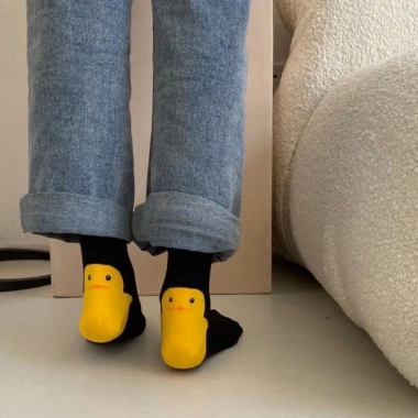Tất Vớ Cao Cổ Biểu Cảm Vịt Ngộ Ngĩnh Độc Đáo Nhiều Mẫu Giá Chỉ 19.900₫ 5