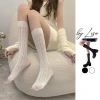 Tất vớ cổ cao lolita ren họa tiết trái tim nữ JK Cosplay TG13 giảm giá 24.000₫