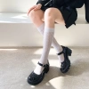 Tất vớ cổ cao lolita ren họa tiết trái tim nữ JK Cosplay TG13 giảm giá 24.000₫ 4