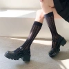 Tất vớ cổ cao lolita ren họa tiết trái tim nữ JK Cosplay TG13 giảm giá 24.000₫ 5