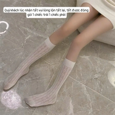Tất vớ cổ cao lolita ren họa tiết trái tim nữ JK Cosplay TG13 giảm giá 24.000₫ 10 Tất vớ cổ cao lolita ren họa tiết trái tim nữ JK Cosplay TG13 giảm giá 24.000₫ 10