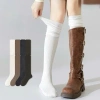 Tất vớ dài qua đầu gối dệt kim Lolita Nhật Bản và phối boot, giảm còn 39.000đ