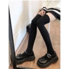 Tất vớ dài qua đầu gối dệt kim Lolita Nhật Bản và phối boot, giảm còn 39.000đ 8