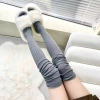 Tất vớ dài qua đầu gối dệt kim Lolita Nhật Bản và phối boot, giảm còn 39.000đ 9