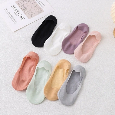 Tất Vớ Đi Giày Cao Gót Lười Nữ Su Lạnh Kháng Khuẩn Chống Hôi Chân Faco Accessory 16k 4