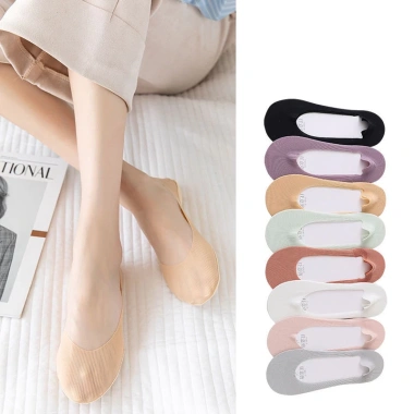 Tất Vớ Đi Giày Cao Gót Lười Nữ Su Lạnh Kháng Khuẩn Chống Hôi Chân Faco Accessory 16k 10