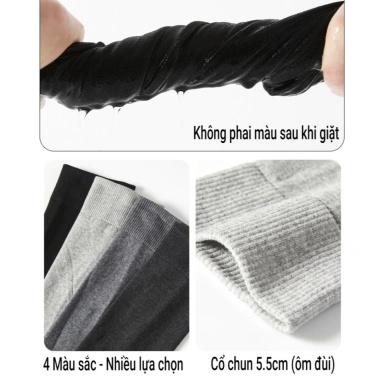 Tất vớ đùi nữ bigsize cổ cao co giãn 4 chiều - Giữ ấm, chống nắng 4 mùa, 39k 8