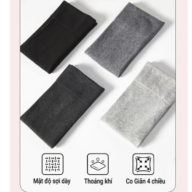 Tất vớ đùi nữ bigsize cổ cao co giãn 4 chiều - Giữ ấm, chống nắng 4 mùa, 39k 9